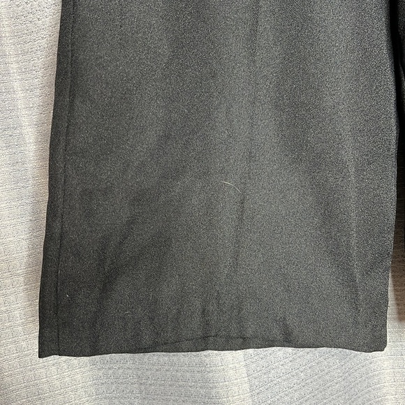 VICKI WAYNE’S BLACK HI-WAIST WIDE LEG PALAZZO PANTS VINTAGE SIZE 8 - Picture 3 of 5